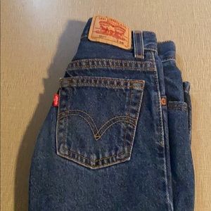 Boys Levi 550 Jeans Size 6 Slim